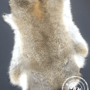 Konijnenvacht wildkleur bruin/wit
