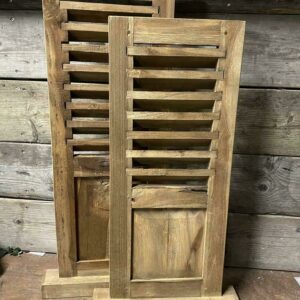 Luik teak op voet S
