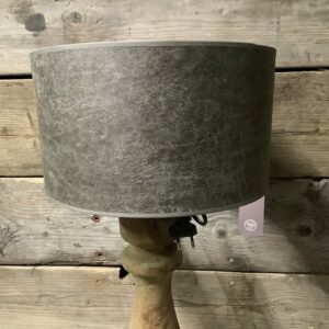 Lampenkap bruin leather look 30 cm