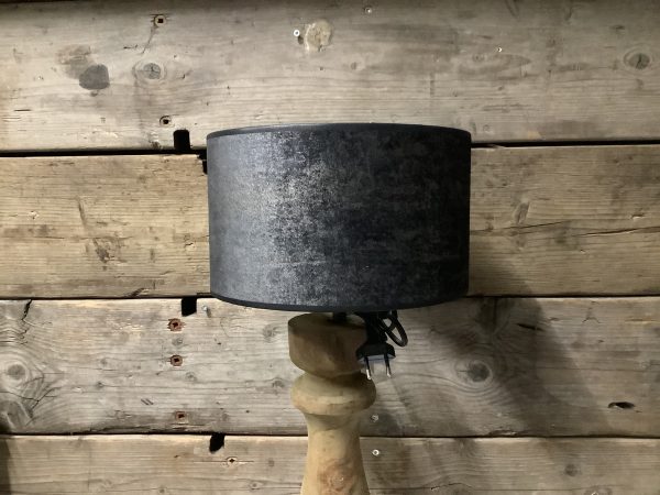 Lampenkap zwart velours 25 cm