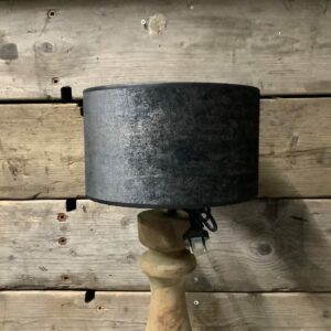 Lampenkap zwart velours 25 cm