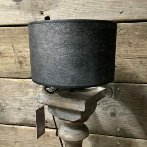 Lampenkap zwart velours 20 cm