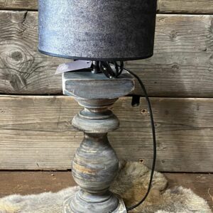 Balusterlamp grijs