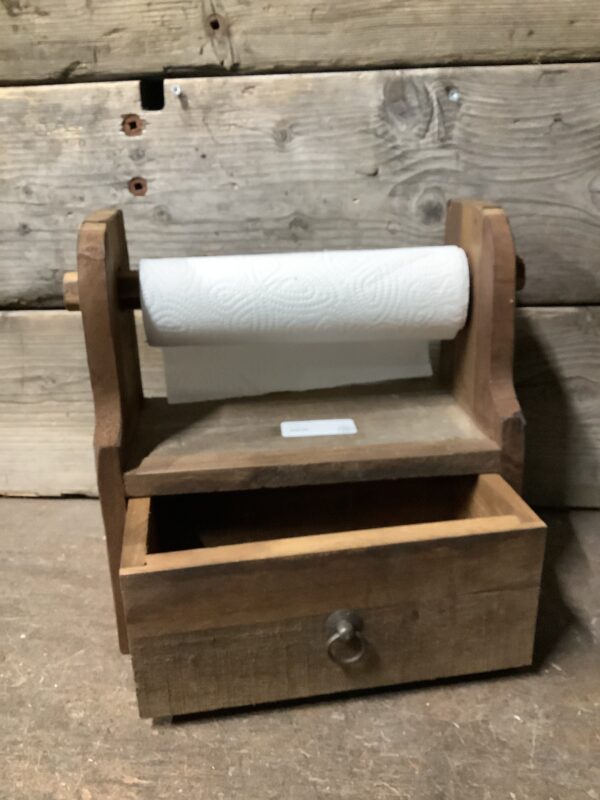 Keukenrolhouder hout - Afbeelding 2