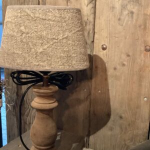 Lampenkap ovaal shabby stof