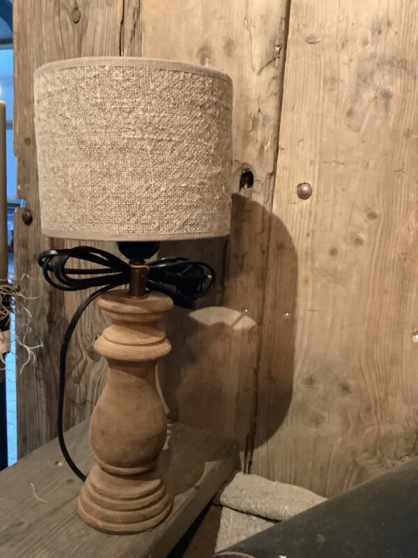 Lampenkap shabby stof 15cm