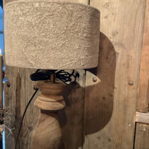 Lampenkap shabby stof 25 cm