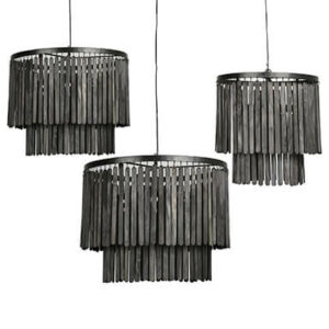 Lamp lamel hout 40 cm
