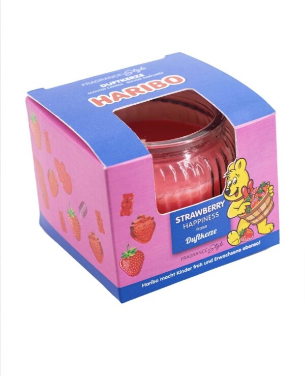 Kaars Haribo aardbei 85gram