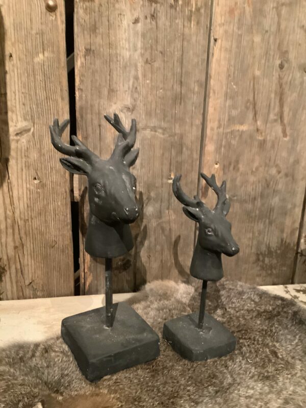 Hert vintage zwart kl