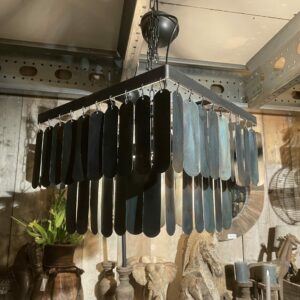 Lamp ijzer lamel vierkant 40x40