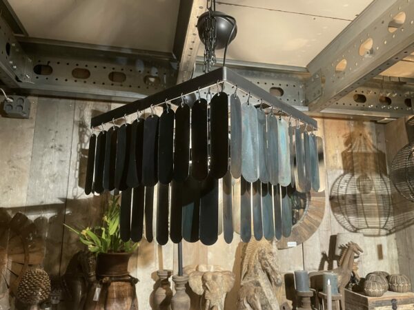 Lamp ijzer lamel vierkant 40x40
