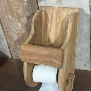 Toiletrolhouder teakhout