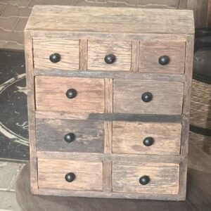Spicebox ladenkastje railway hout