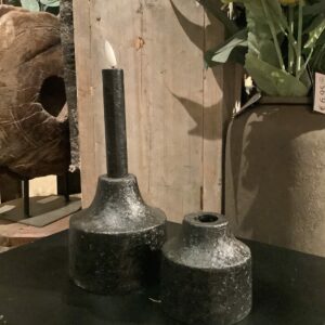 Kandelaar zwart groot