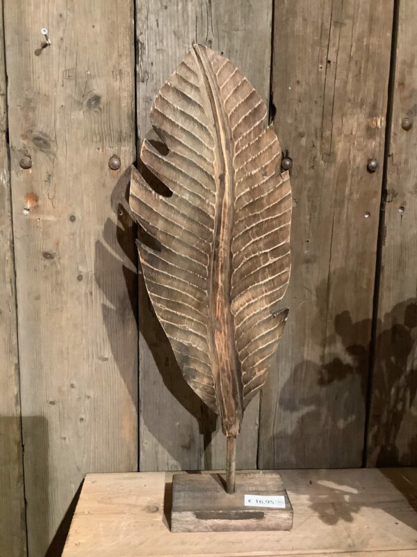 Houten veer groot