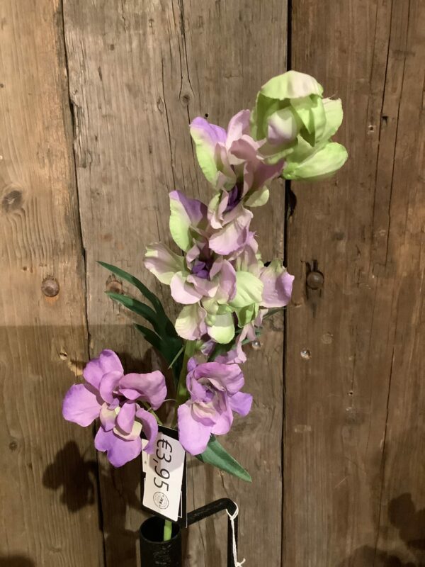 Kunst delphinium paars - Afbeelding 2
