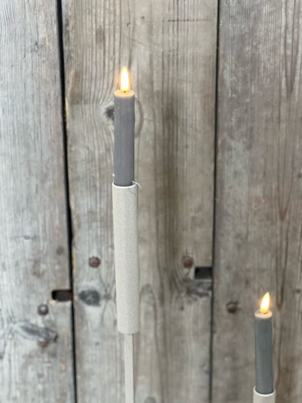 Kandelaar metaal 78 cm - Afbeelding 2