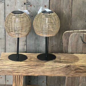 Solar lantaarn tafel model rond