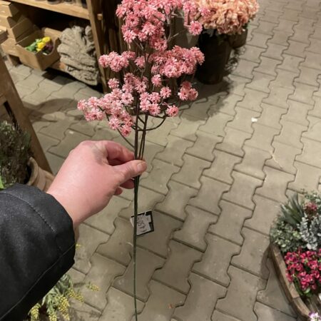 Kunst gips tak donker roze