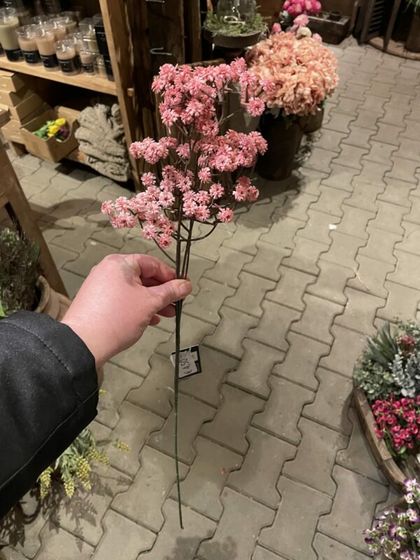 Kunst gips tak donker roze