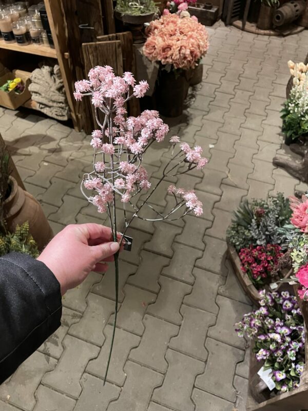 Kunst gips tak licht roze