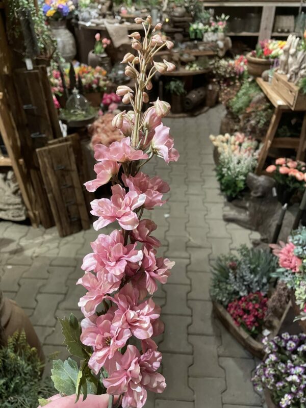 Kunst delphinium oud roze - Afbeelding 2