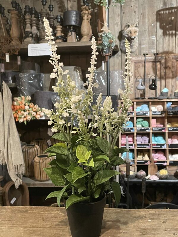 Kunst plant wit - Afbeelding 3