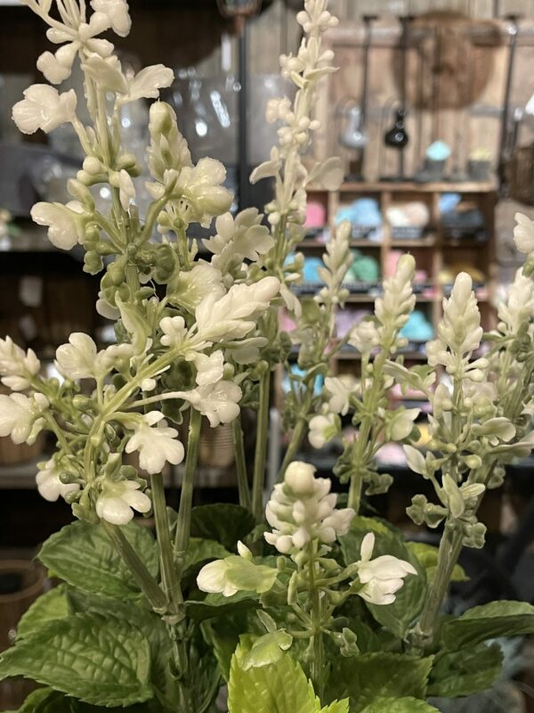 Kunst plant wit - Afbeelding 2