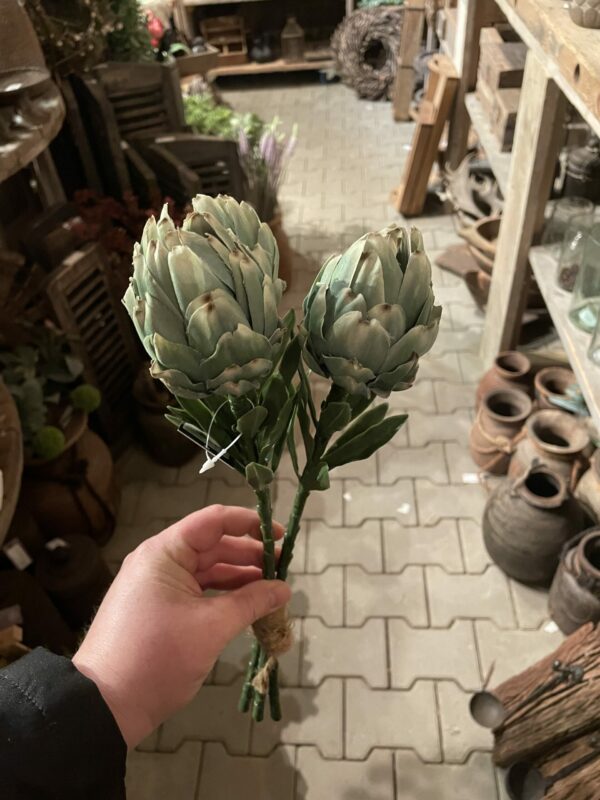 Bosje kunst artisjok groen