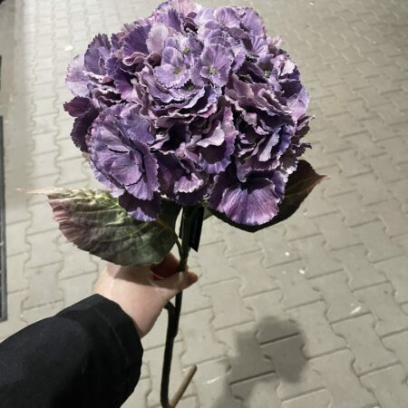 Kunst tak hortensia paars