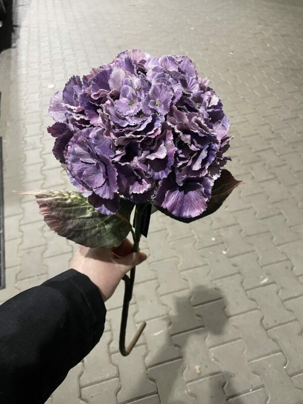 Kunst tak hortensia paars