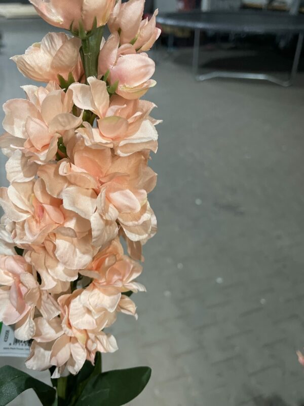 Kunst violier licht zalmroze - Afbeelding 2