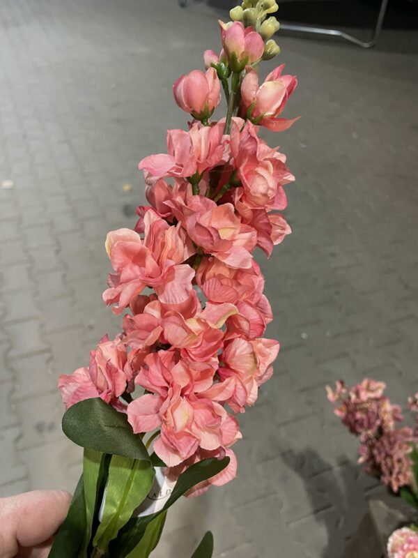 Kunst violier roze - Afbeelding 2