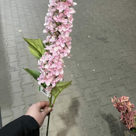 Kunst hortensia roze