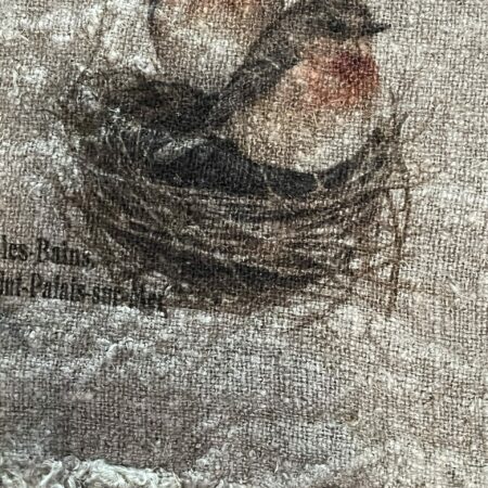 Shabby doek roodborstje