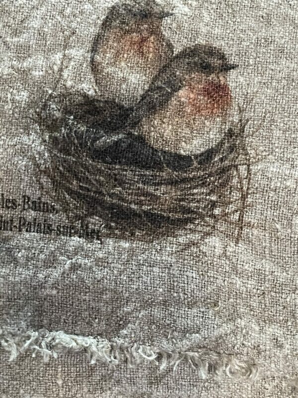 Shabby doek roodborstje