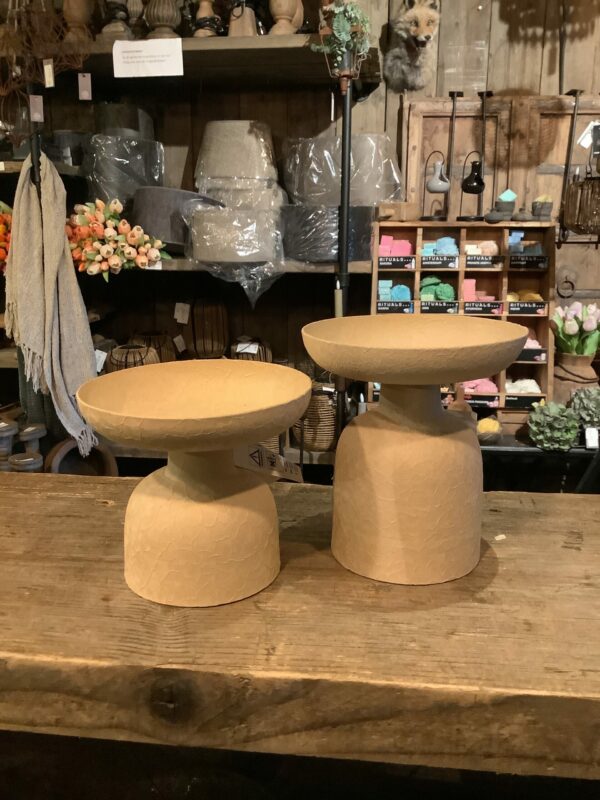Kandelaar offwhite stomp s