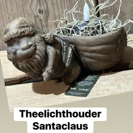Kerstman waxinelicht Brynxz